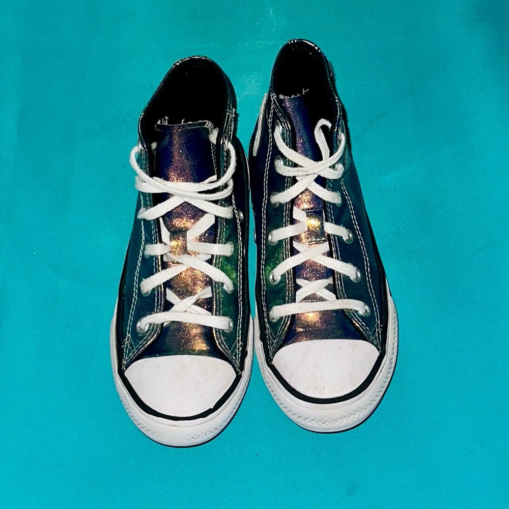Chuck Taylor All Star Iridescent Glitter High-Top Casual Sneakers